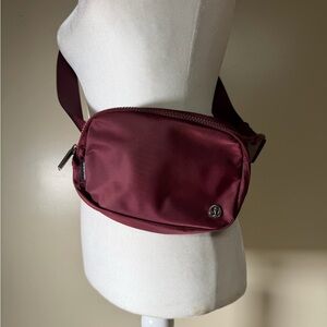 Lululemon Athletica Maroon Belt Bag
